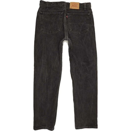 Levi's 505 Made in USA Men Black Straight Regular Jeans W38 L31