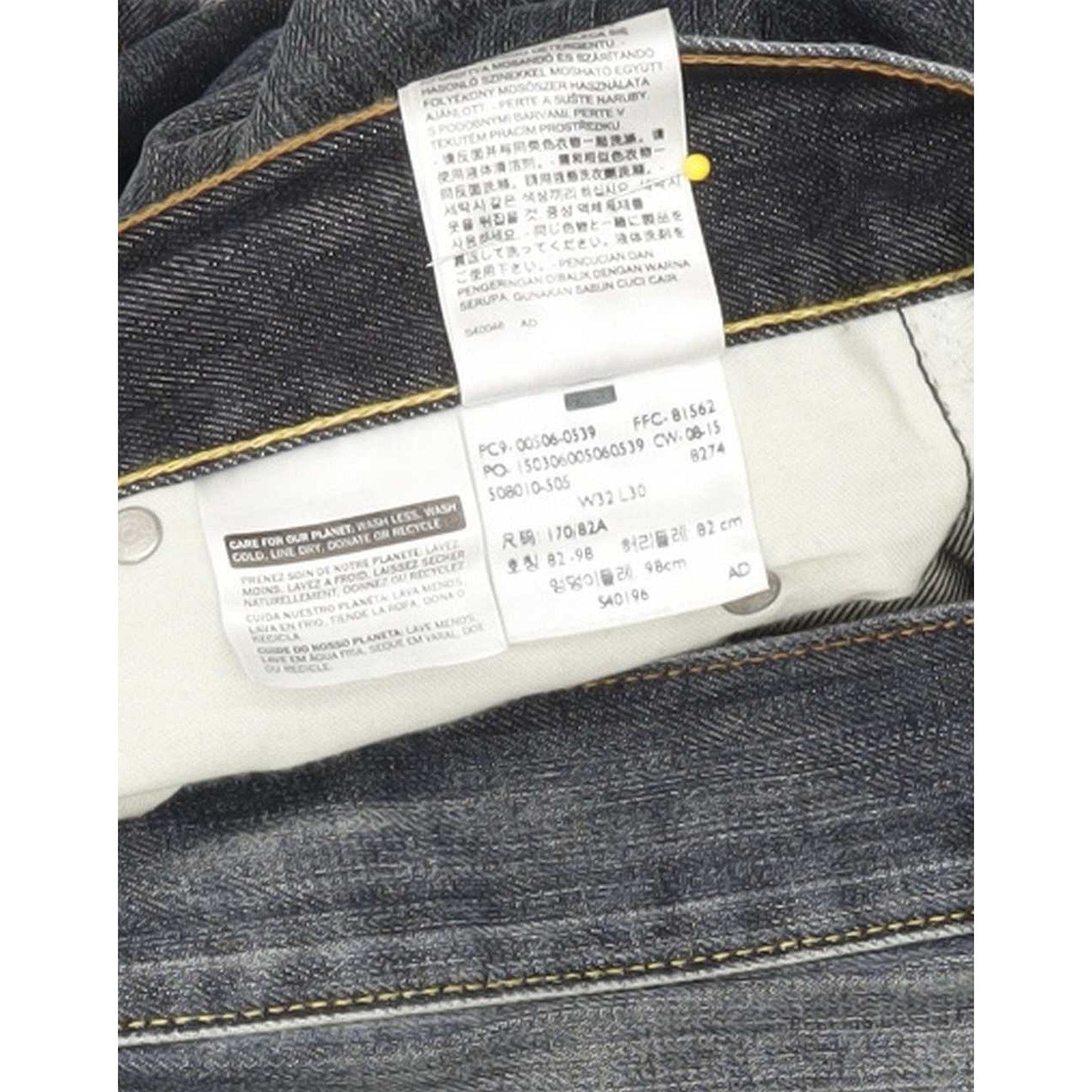 Levi's 506 Men Blue Straight Regular Jeans W32 L29