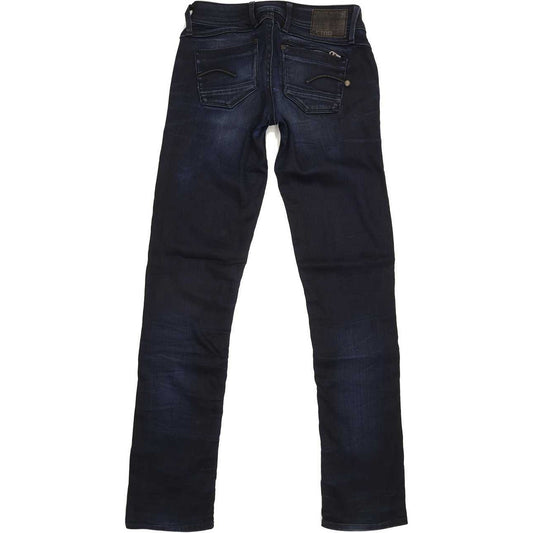 G-Star Attacc Women Navy Straight Slim Stretch Jeans W29 L32