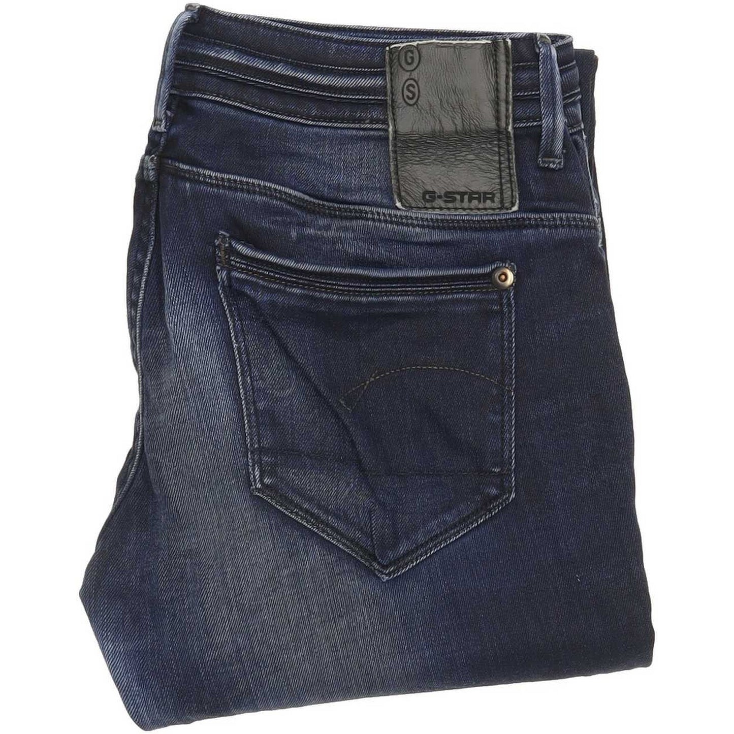 G-Star Women Blue Straight Slim Jeans W28 L29
