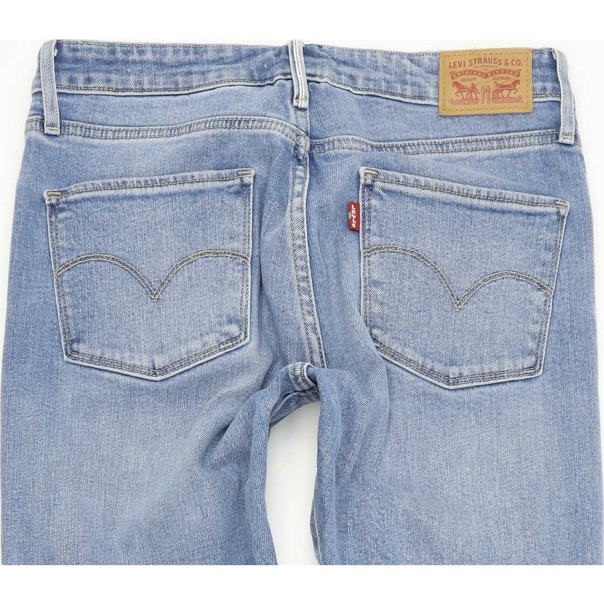 Levi's 721 High Rise Women Blue Skinny Slim Stretch Jeans W28 L30