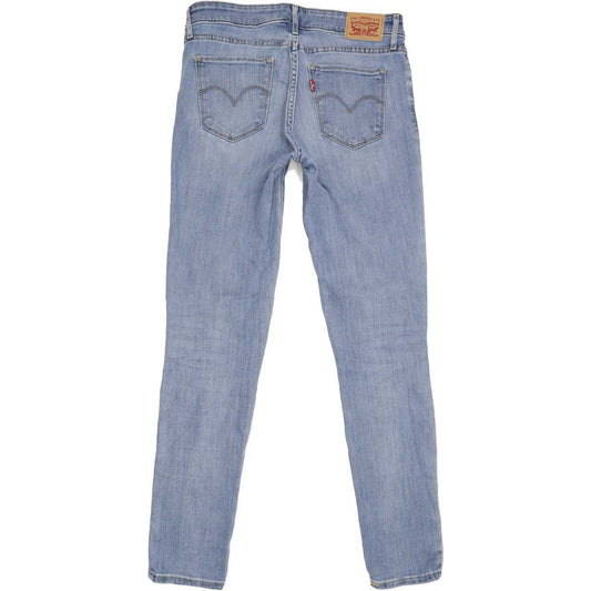 Levi's 711 Women Blue Skinny Regular Stretch Jeans W28 L30