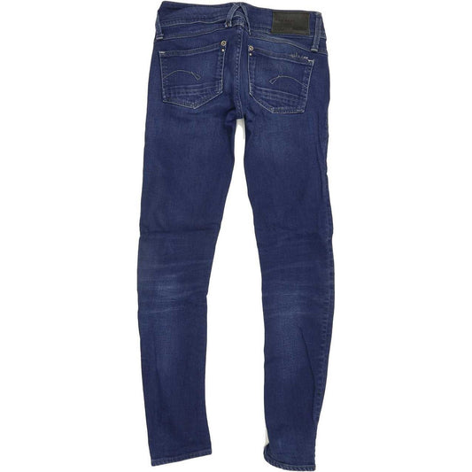 G-Star Women Blue Skinny Slim Jeans W26 L28