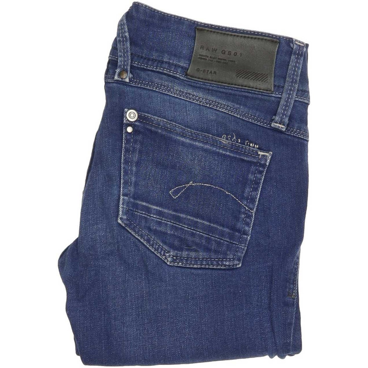 G-Star Women Blue Skinny Slim Jeans W26 L28