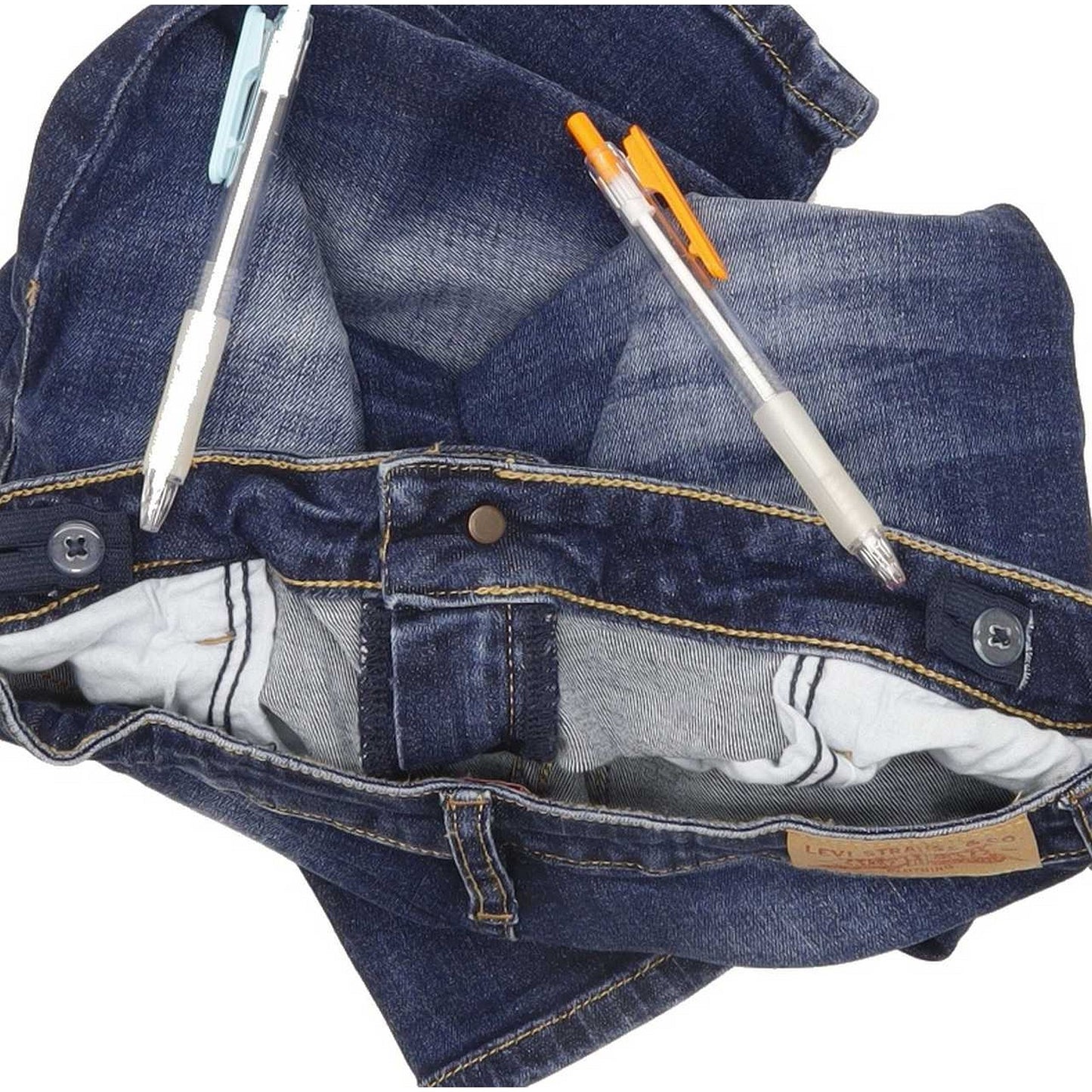 Levi's 711 Kids Blue Skinny Regular Stretch Jeans W26 L32