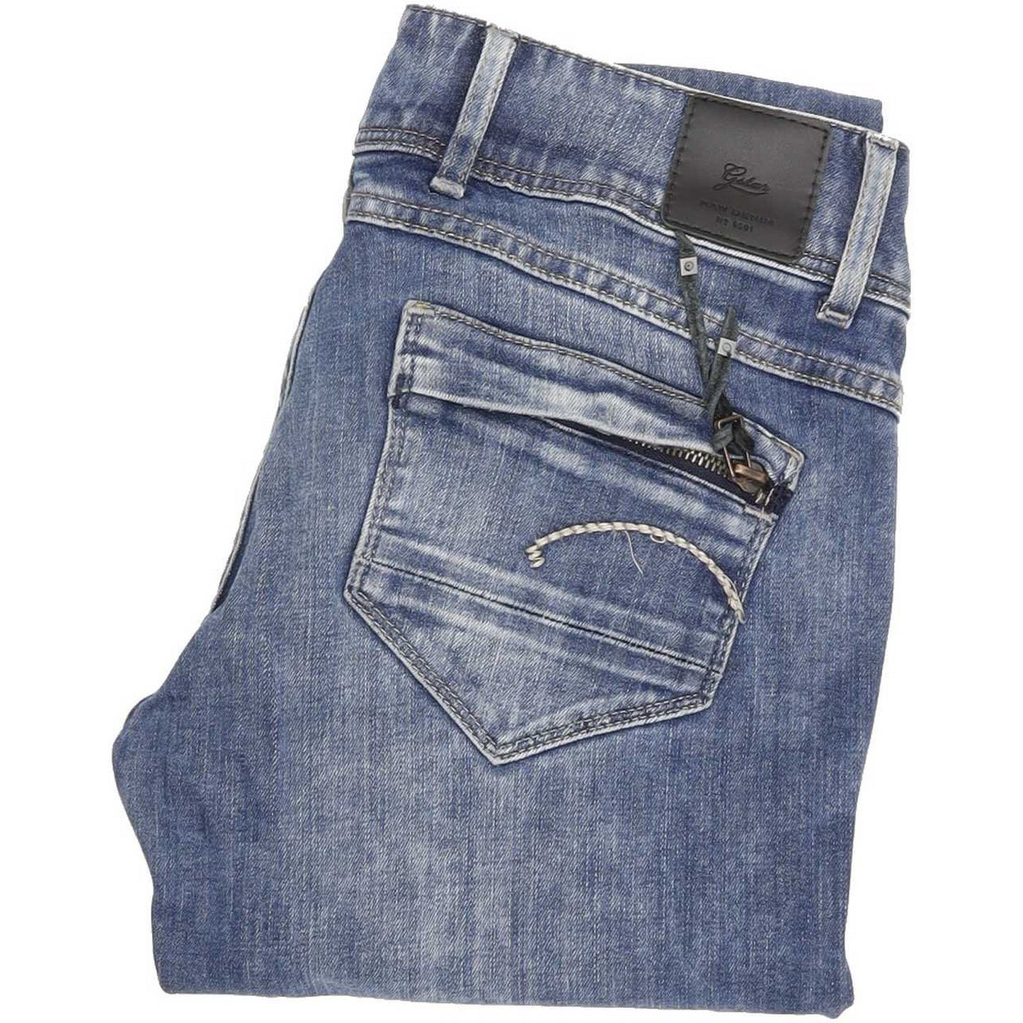 G-Star Women Blue Skinny Slim Jeans W28 L29