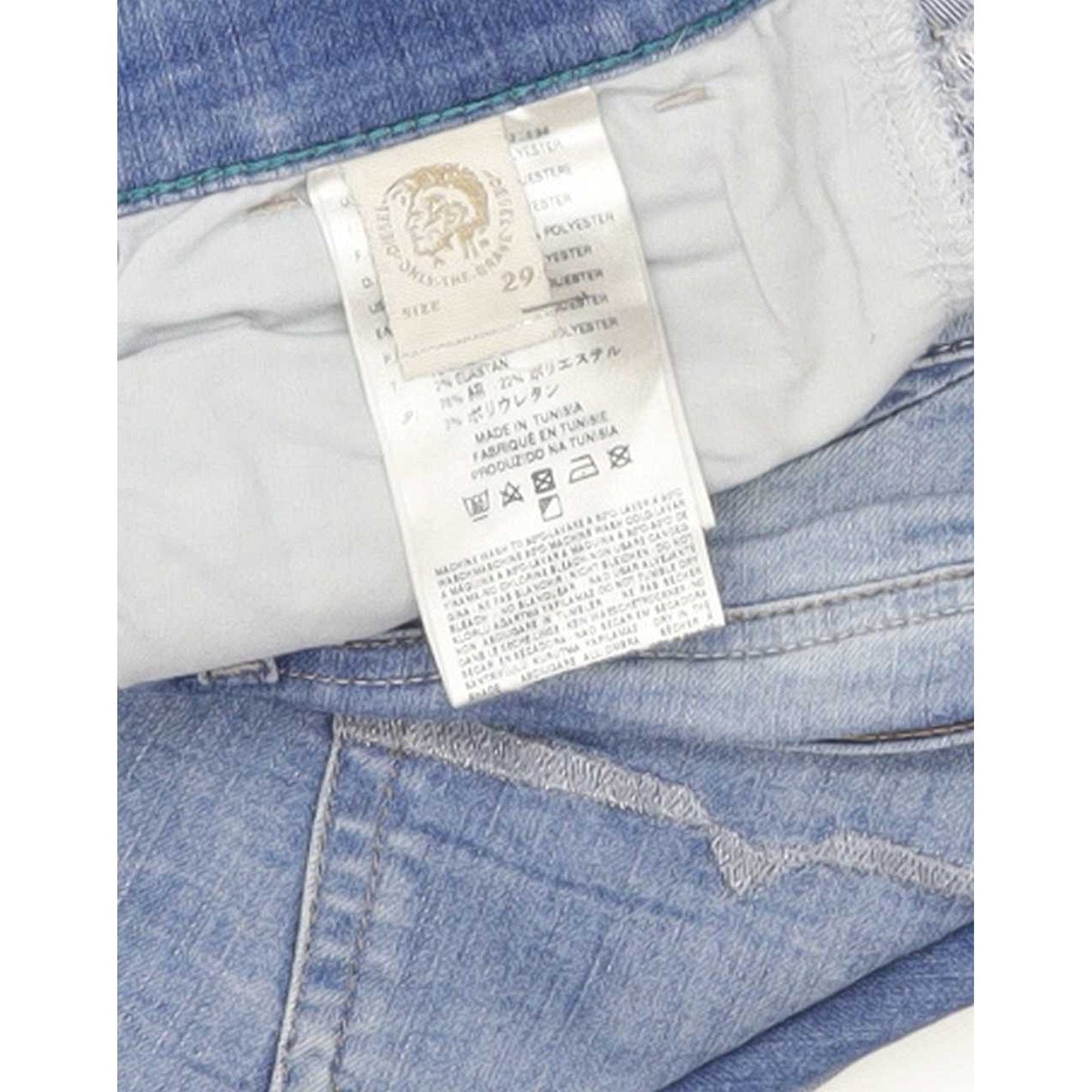 Diesel Getlegg Men Blue Skinny Slim Stretch Jeans W29 L32