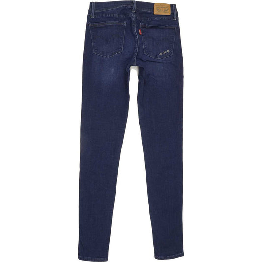 Levi's 710 Super Women Blue Skinny Regular Stretch Jeans W27 L30