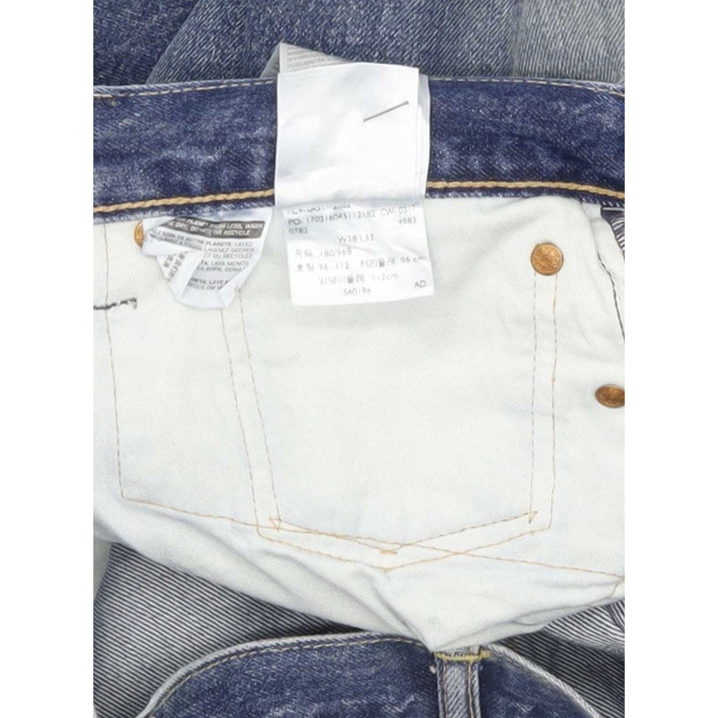 Levi's 511 Men Blue Straight Slim Jeans W38 L31