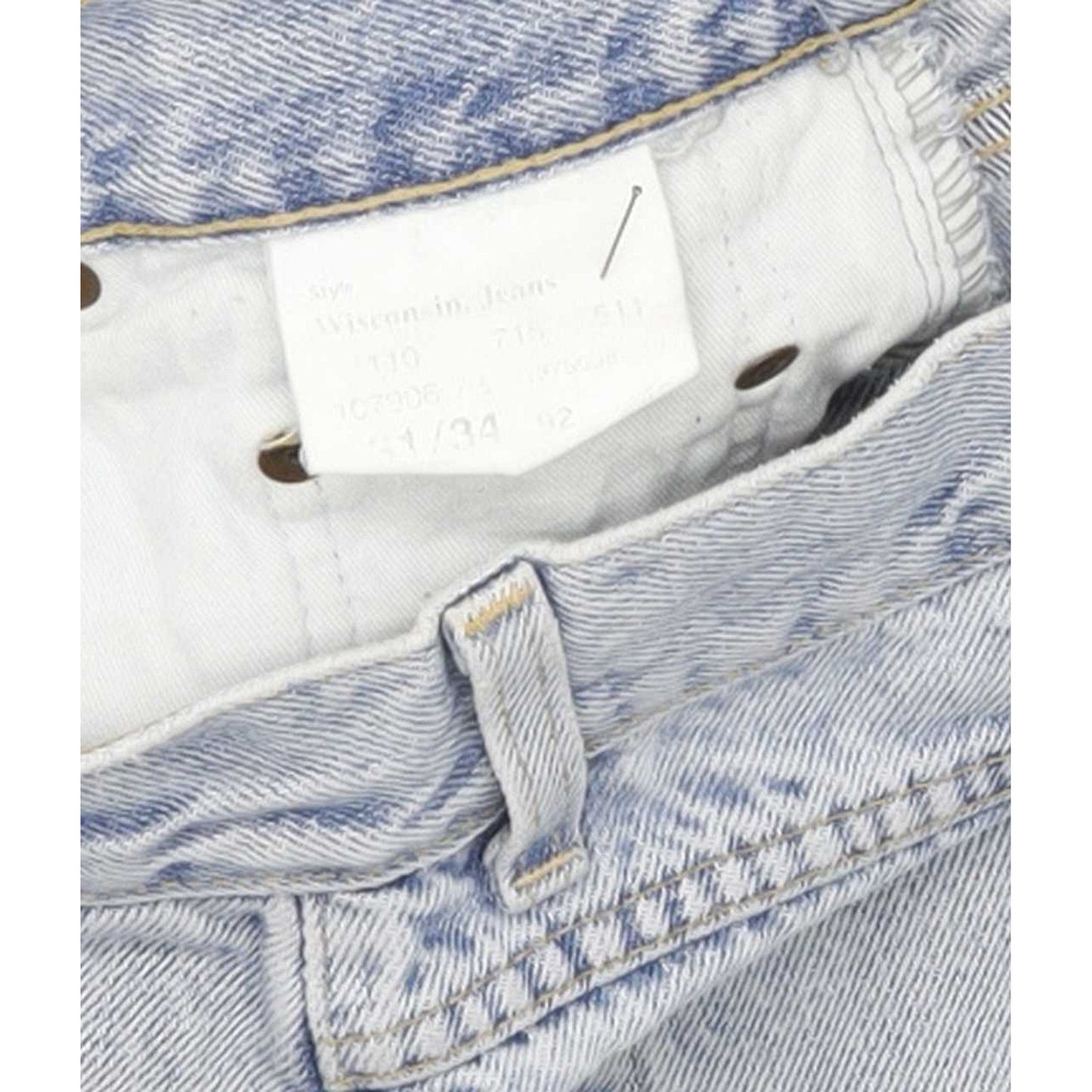 Mustang Wisconsin Men Blue Straight Regular Jeans W31 L34