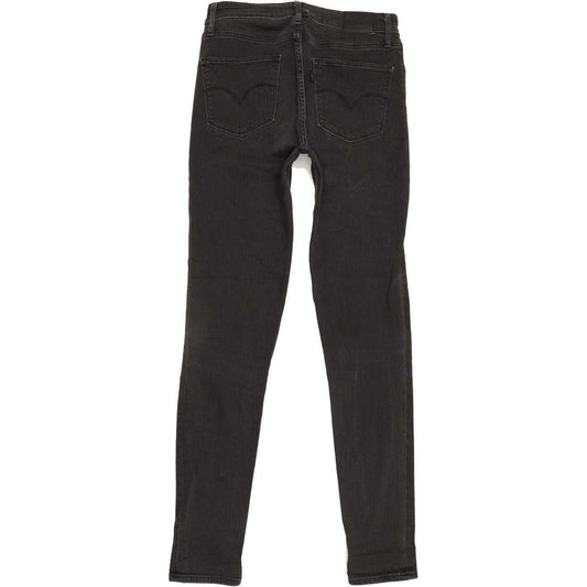 Levi's 721 High Rise Women Black Skinny Stretch Jeans W27 L32