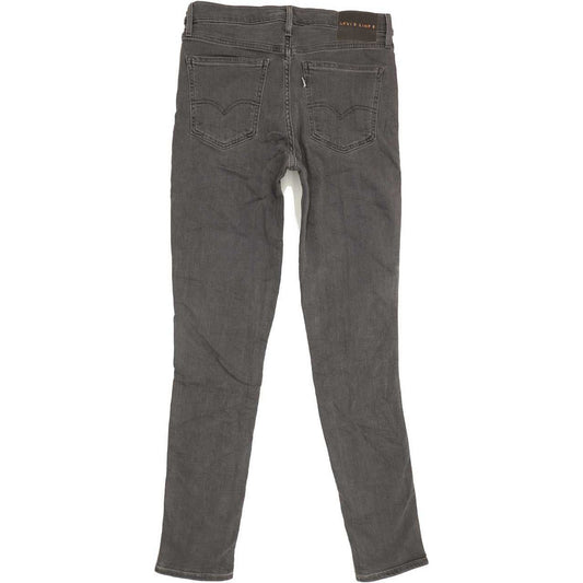 Levi's Line 8 Grey Skinny Slim Stretch Jeans High Waisted W30 L30