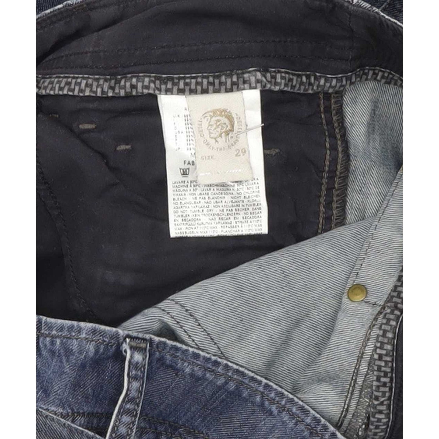 Diesel Seilly 0062Z Women Blue Straight Regular Stretch Jeans W30 L31