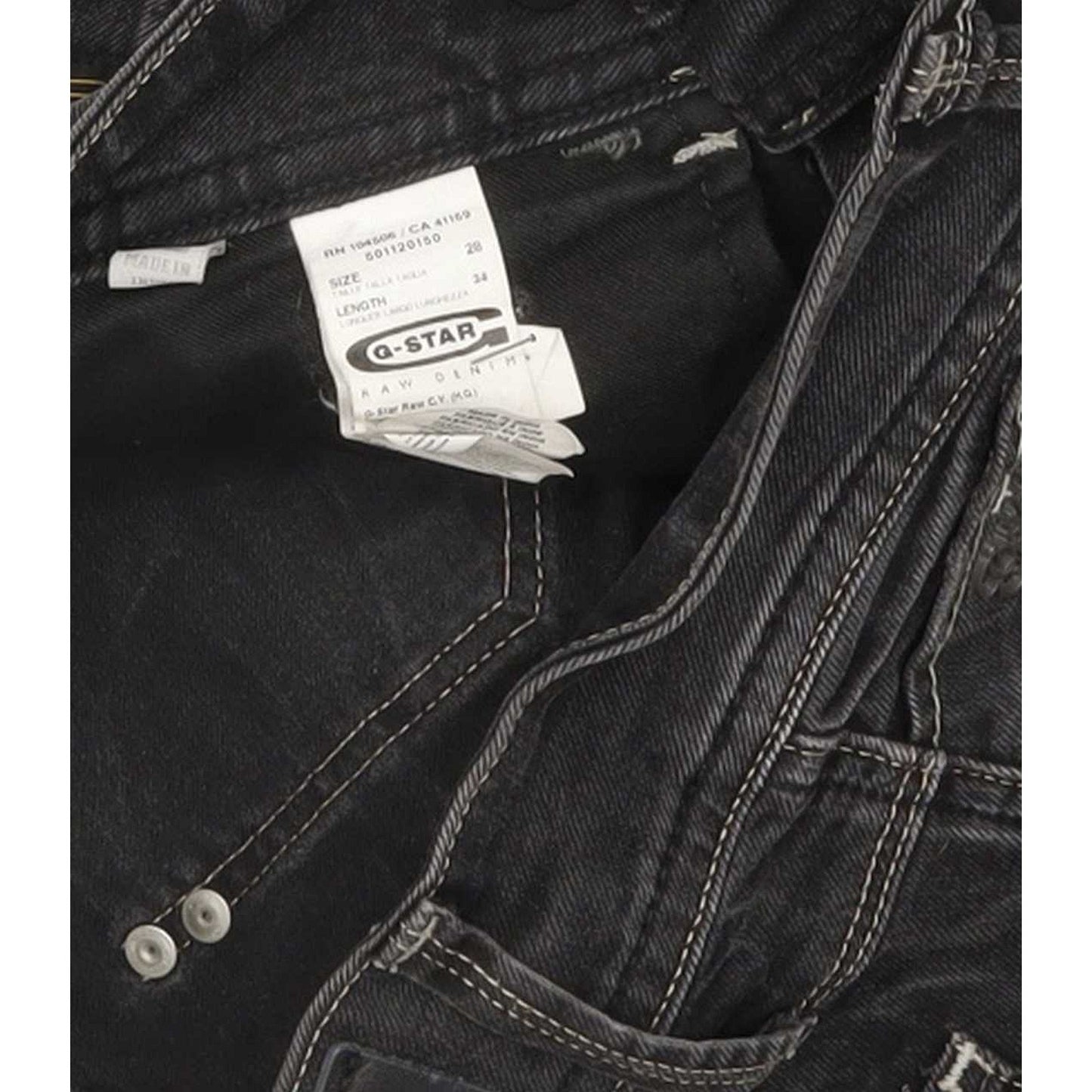 G-Star Lynn Women Black Skinny Slim Stretch Jeans W28 L35
