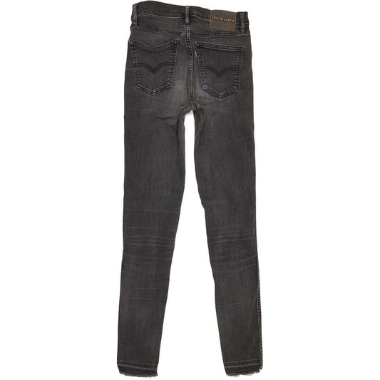 Levi's Line 8 Women Charcoal Skinny Slim Stretch Jeans W26 L30
