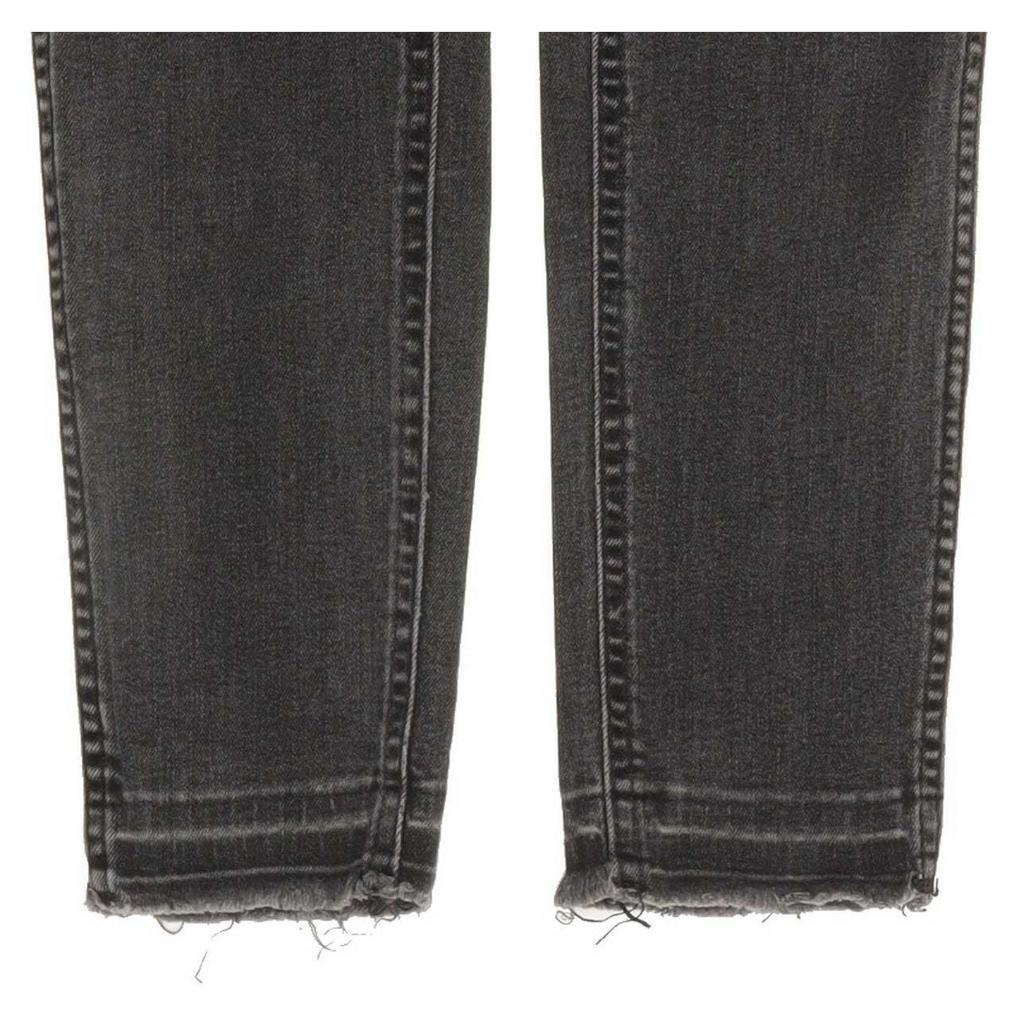 Levi's Line 8 Women Charcoal Skinny Slim Stretch Jeans W26 L30