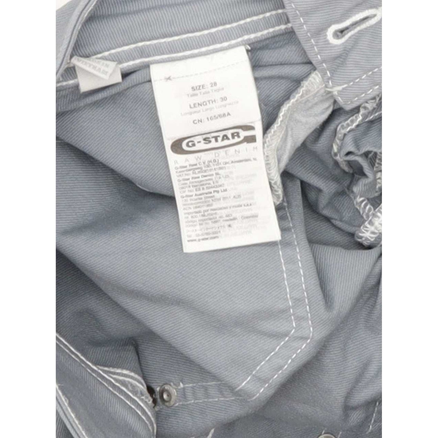 G-Star Lynn Women Grey Skinny Slim Stretch Jeans W28 L30