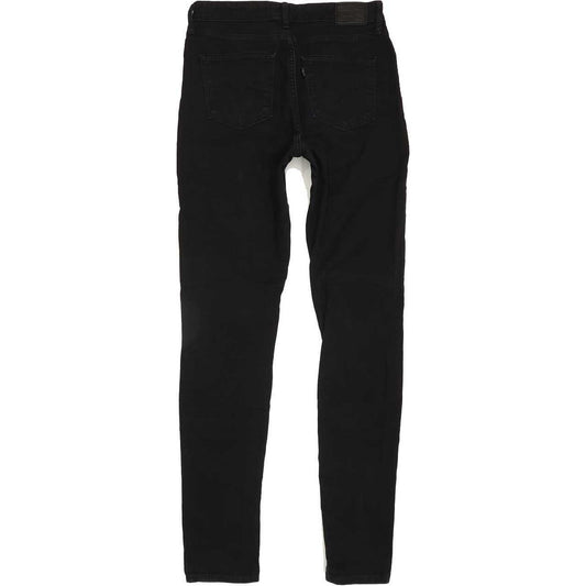 Levi's 721 High Rise Men Black Skinny Stretch Jeans W30 L33