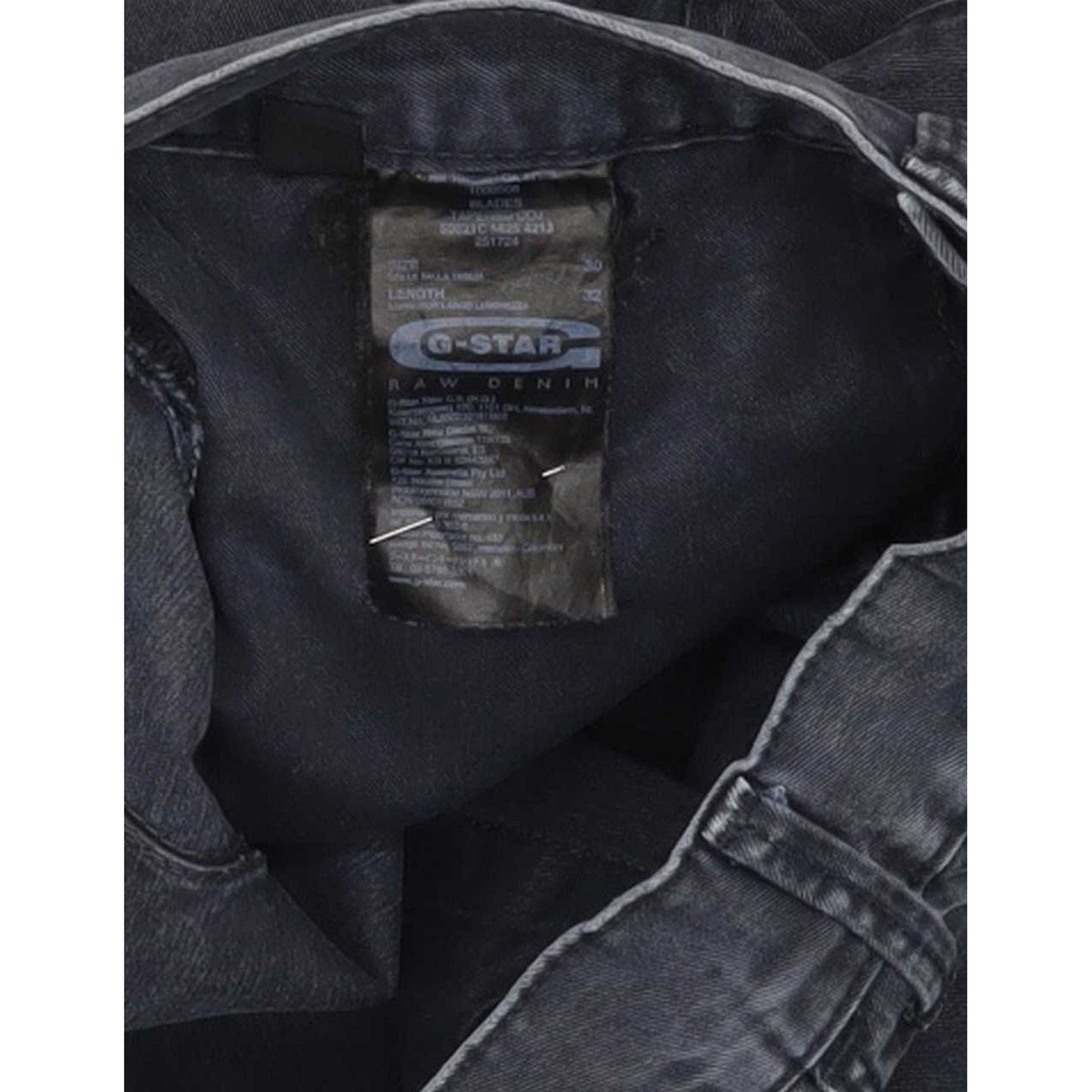 G-Star Blades Men Grey Tapered Regular Jeans W30 L32