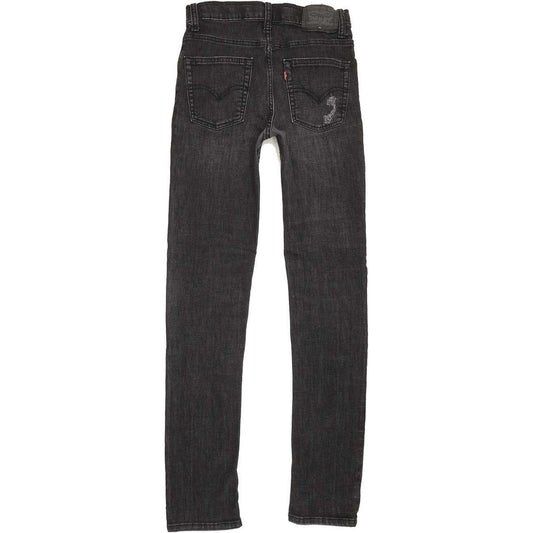 Levi's 510 Kids Charcoal Skinny Slim Stretch Jeans W26 L31