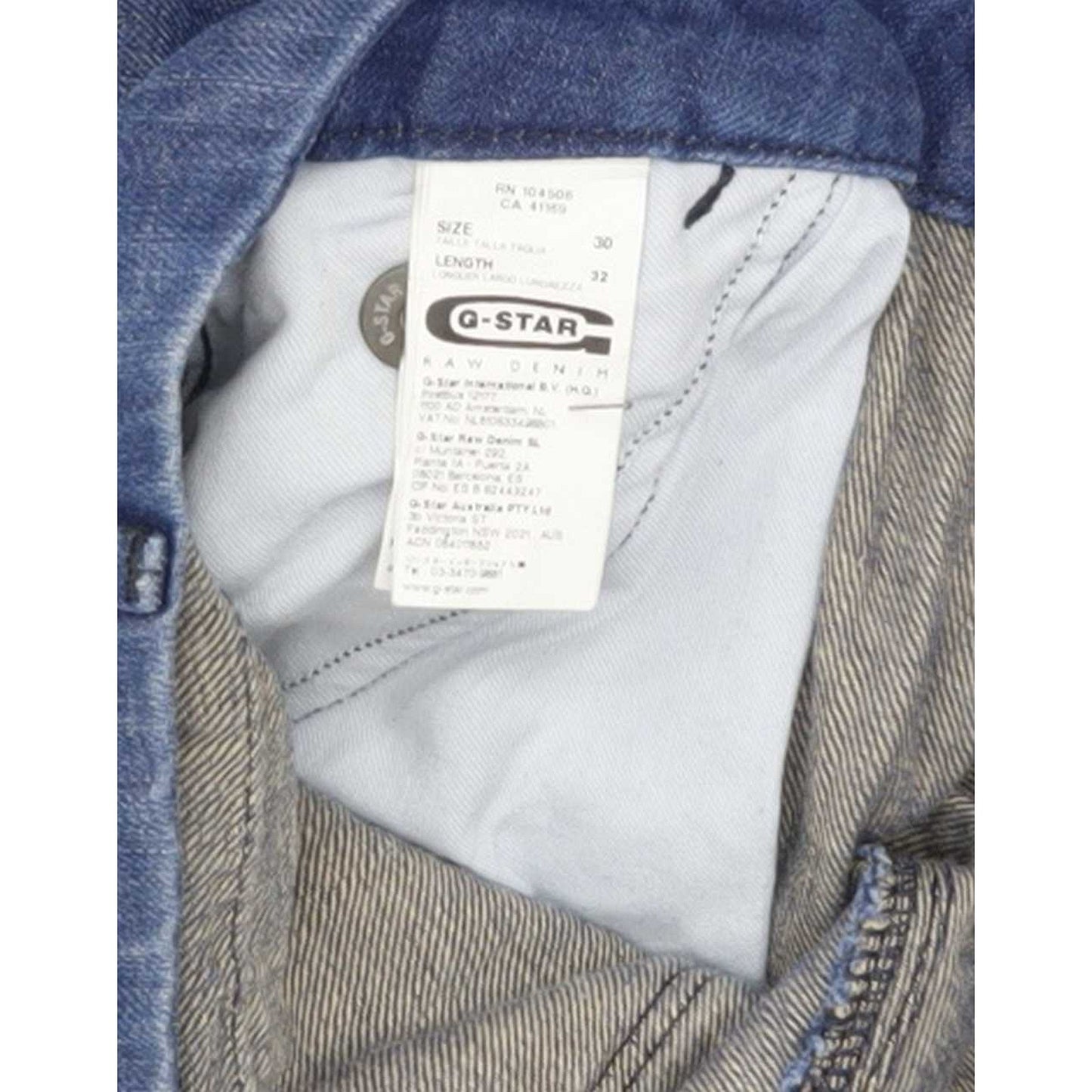 G-Star Gate Slacks Women Blue Bootcut Slim Jeans W30 L32