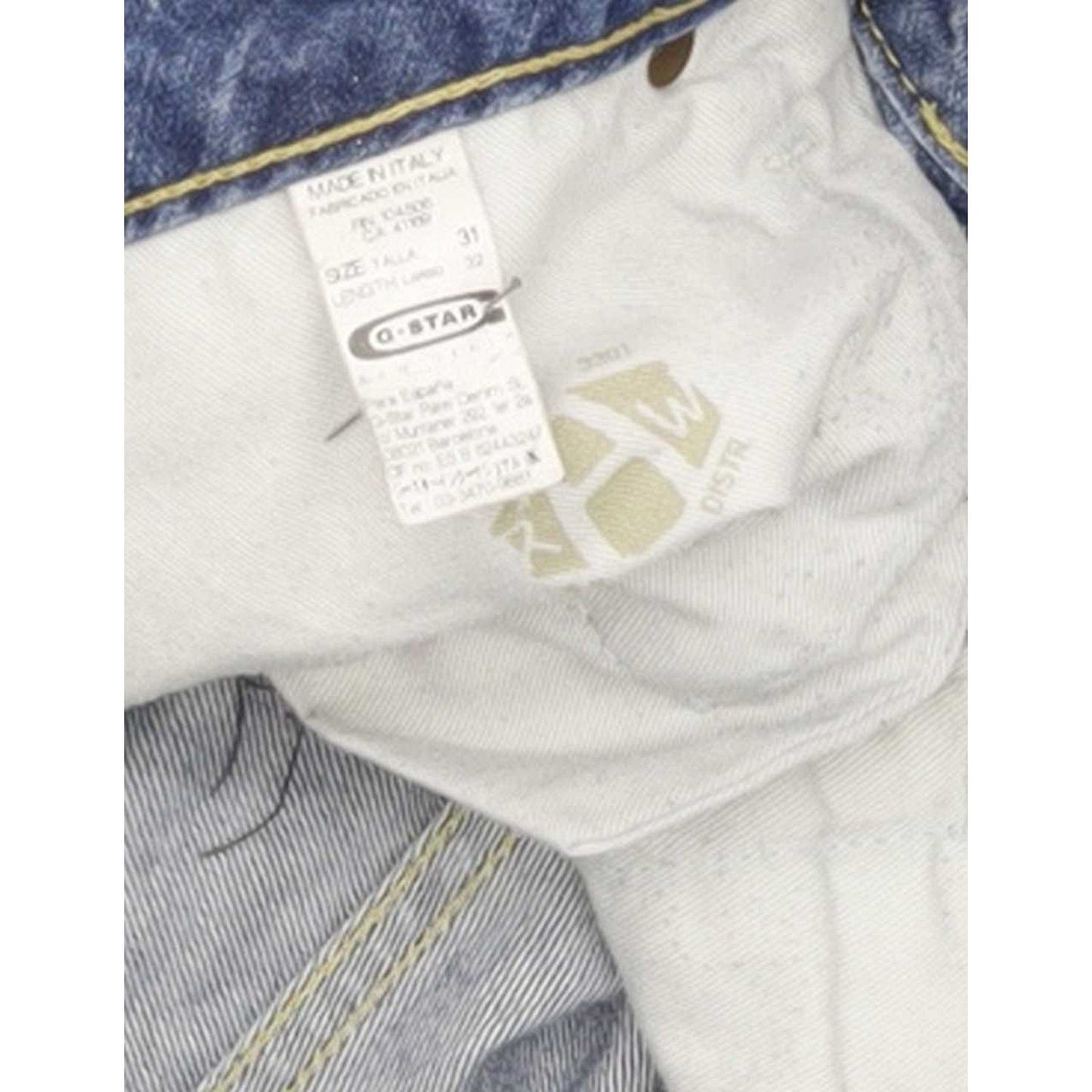 G-Star Reese Women Blue Straight Slim Jeans W31 L32
