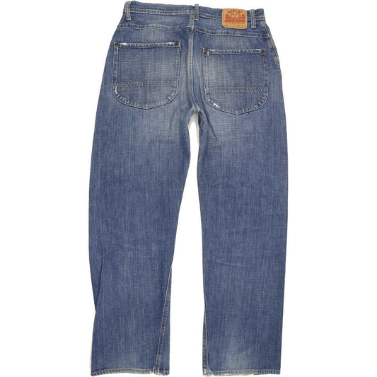 Replay Men Blue Straight Regular Jeans W33 L32