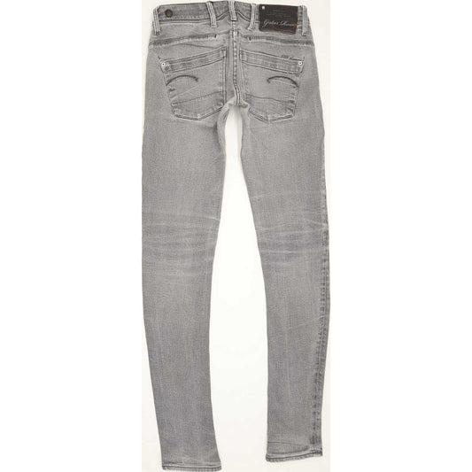 G-Star Low T Women Grey Skinny Slim Stretch Jeans W25 L32