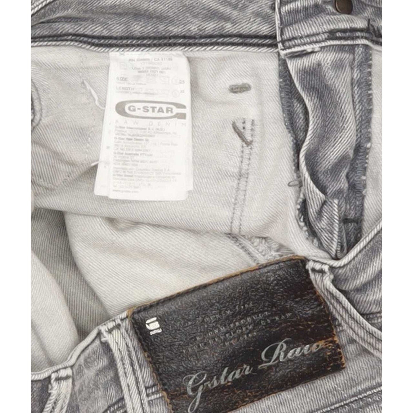 G-Star Low T Women Grey Skinny Slim Stretch Jeans W25 L32