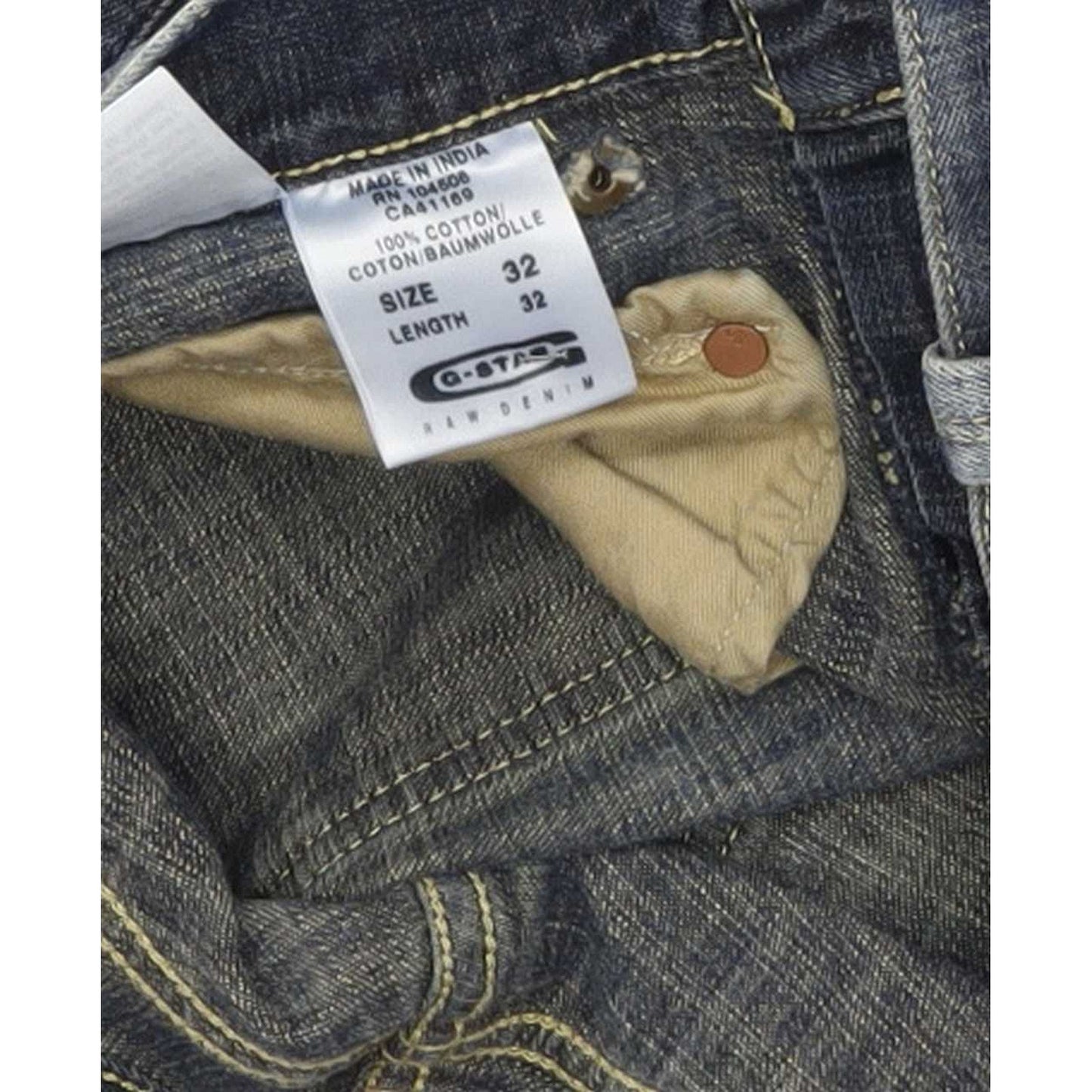 G-Star S.C. Dexter Men Blue Straight Regular Jeans W32 L32