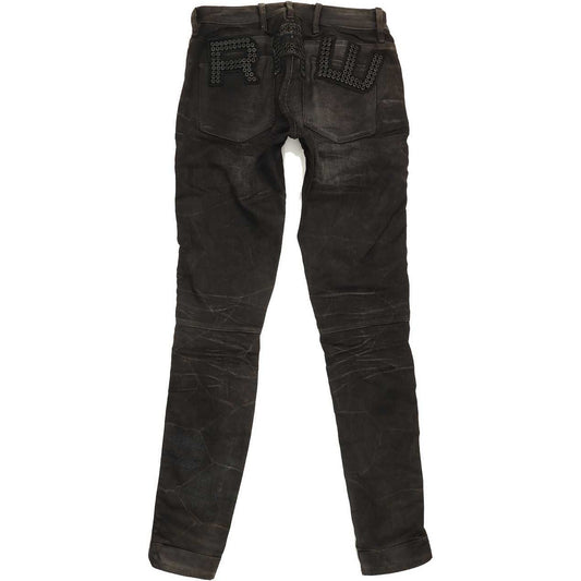 G-Star 5620 Rfto Mid Women Charcoal Skinny Slim Stretch Jeans W28 L32