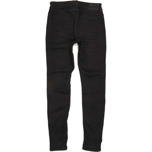 G-Star Contour High Women Black Skinny Regular Jeans W27 L29