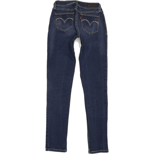 Levi's Bold Curve Women Blue Skinny Slim Stretch Jeans W24 L30