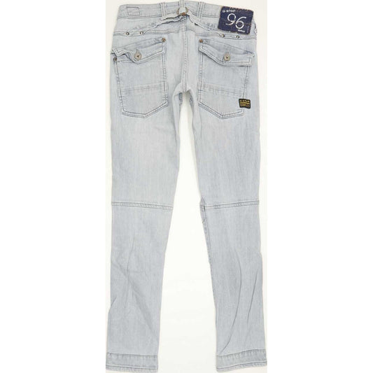 G-Star Elwood Heritage Women Blue Skinny Slim Stretch Jeans W27 L30