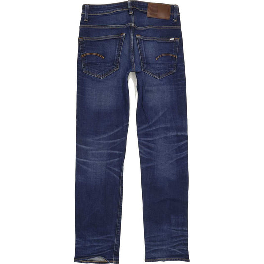 G-Star 3301 Men Blue Straight Regular Stretch Jeans W30 L31
