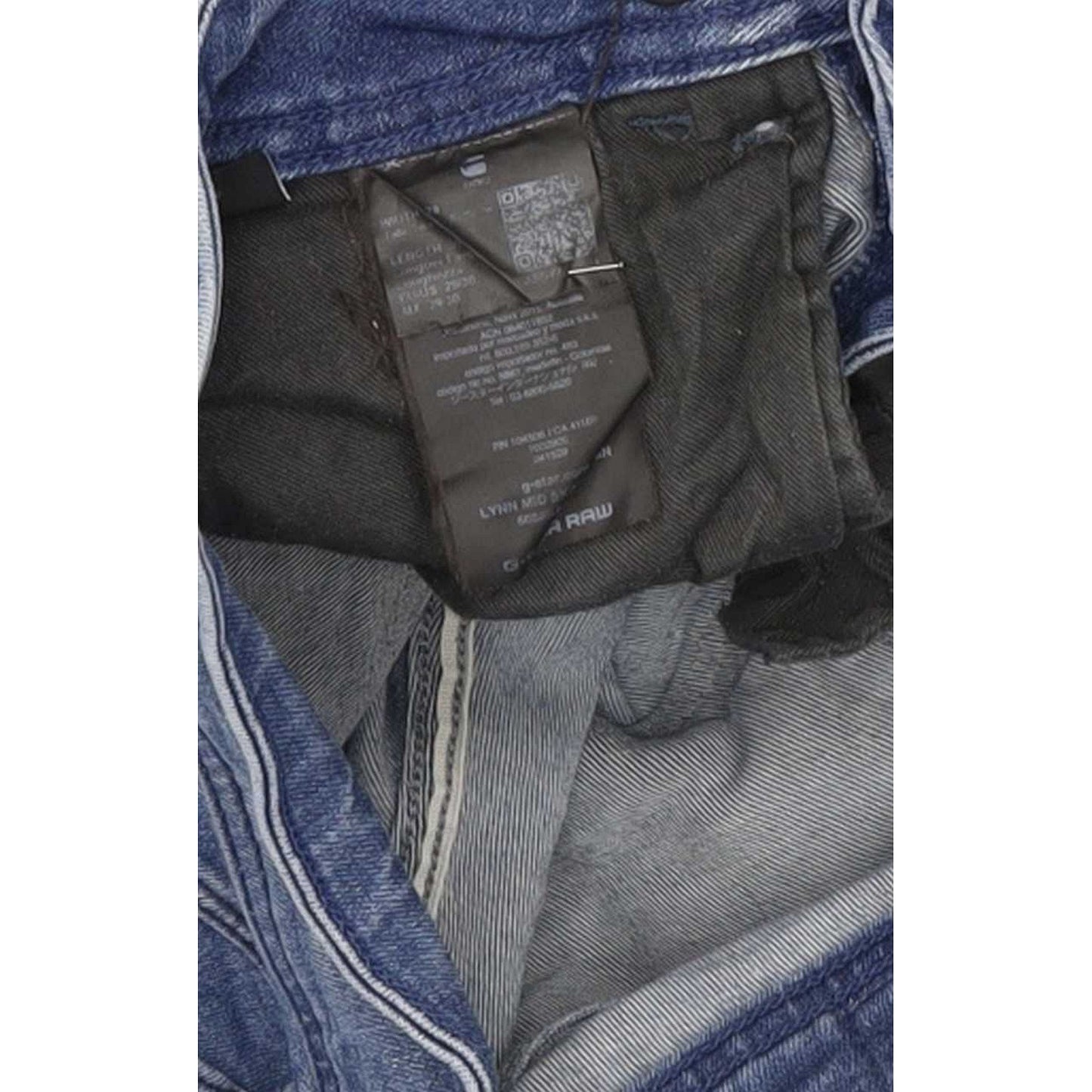 G-Star Lynn Mid Women Blue Skinny Slim Stretch Jeans W29 L30
