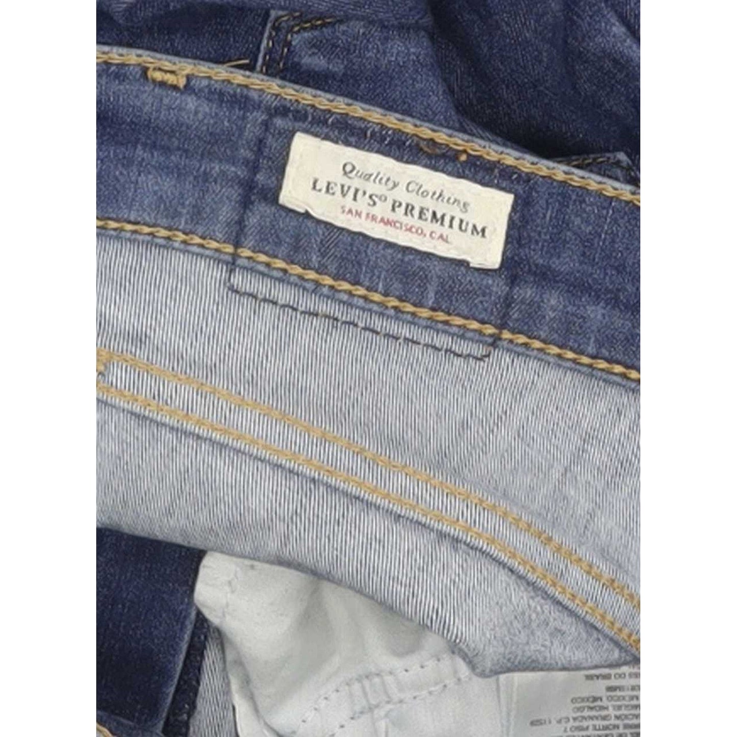Levi's 720 High Rise Women Blue Skinny Stretch Jeans W25 L28