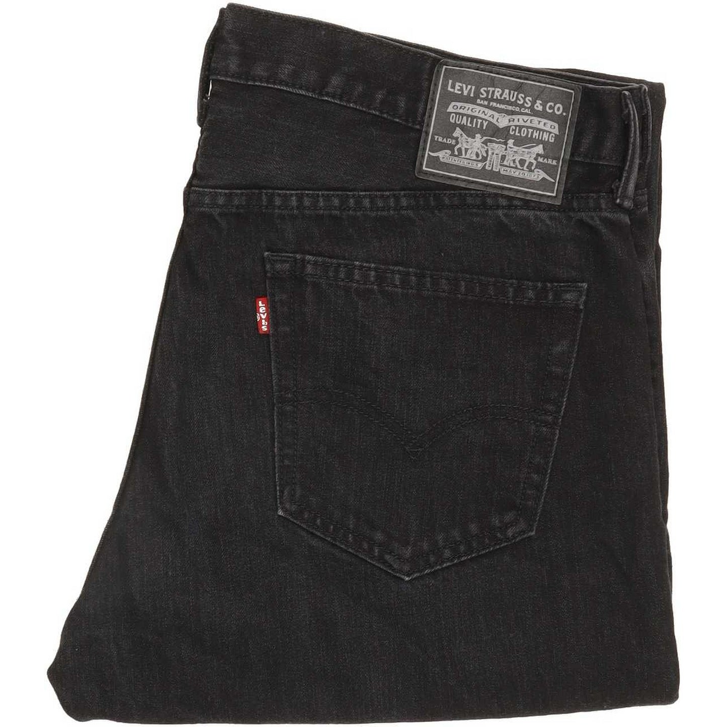 Levi's Men Black Straight Regular Jeans W36 L31