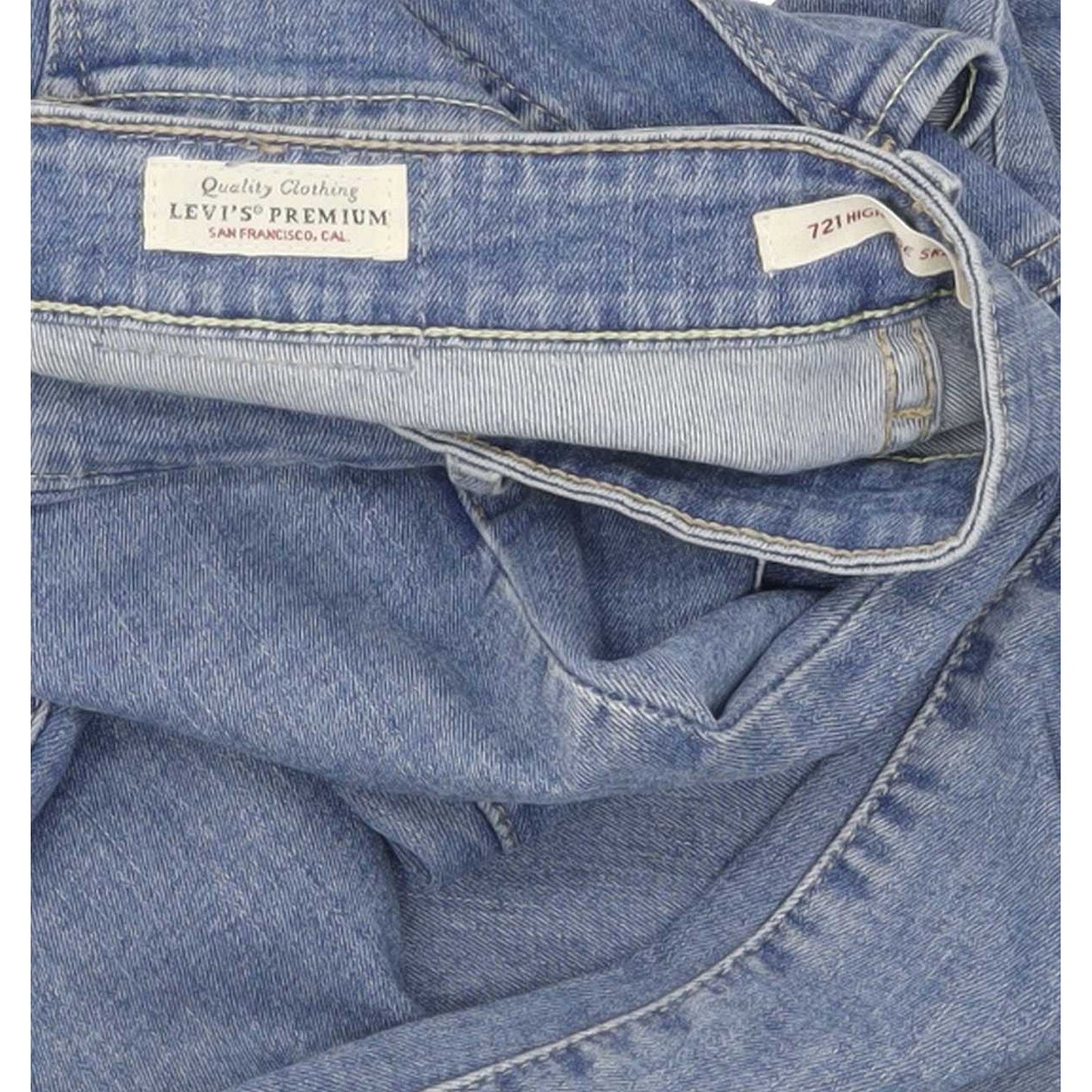 Levi's 721 High Rise Women Blue Skinny Slim Stretch Jeans W26 L28