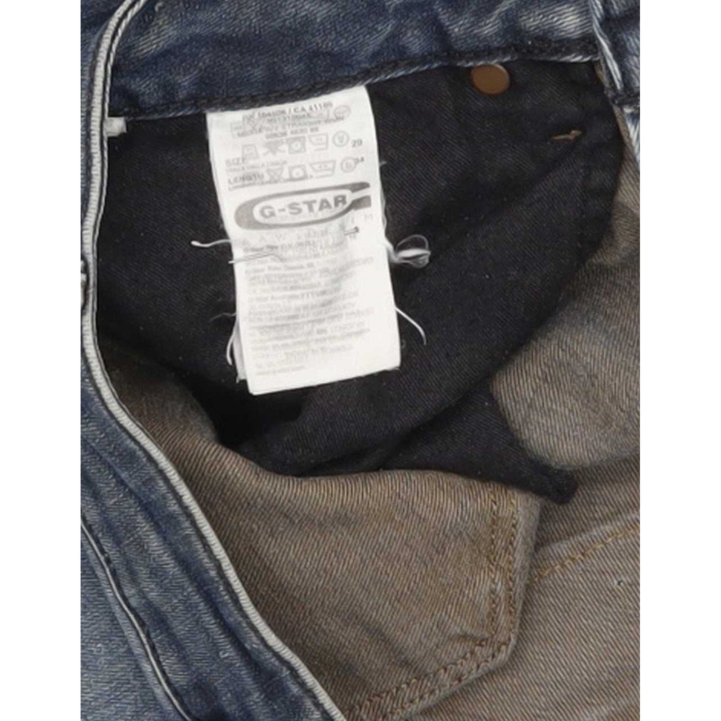 G-Star Midge Ivy Women Blue Straight Slim Jeans W29 L33