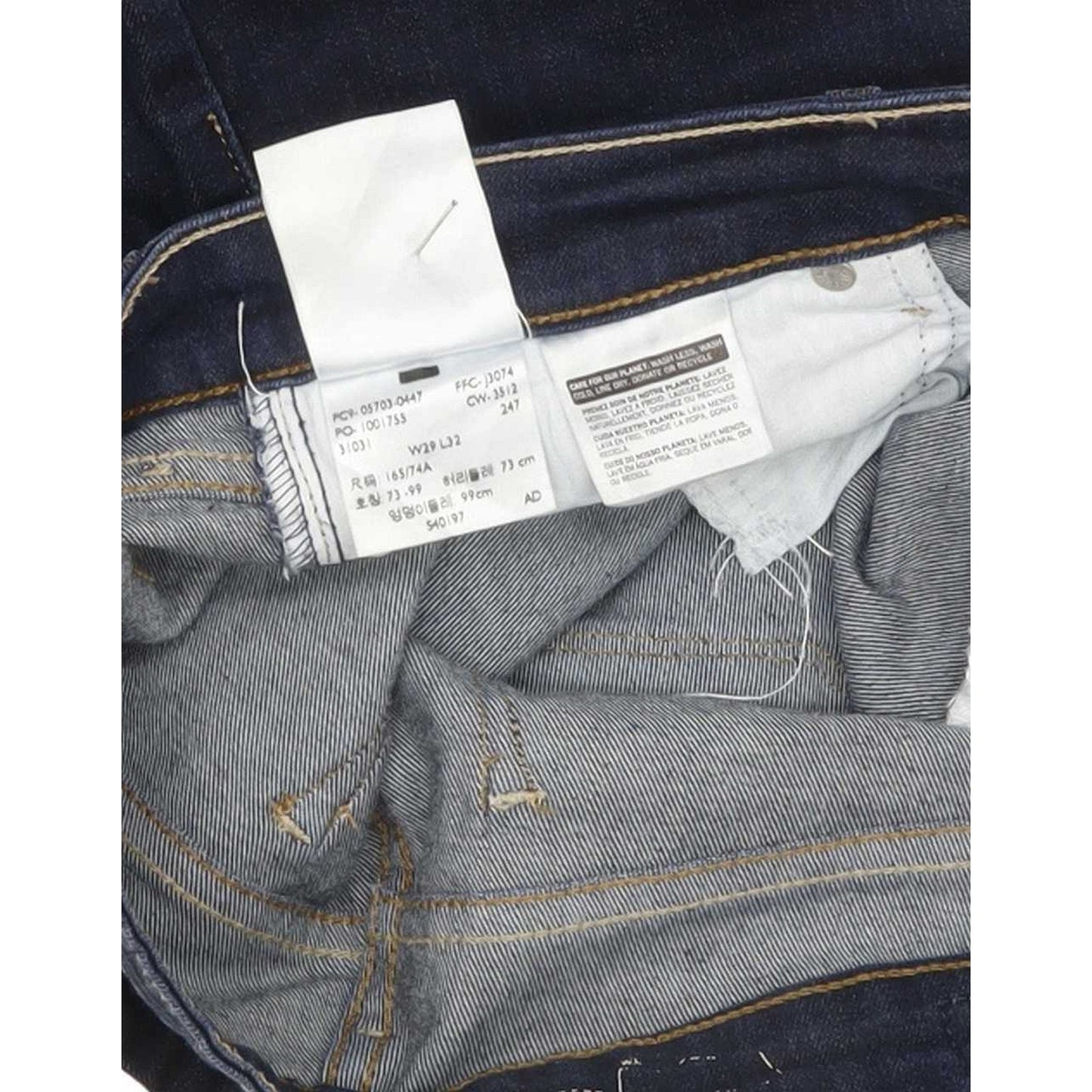 Levi's Demi Curve Women Blue Skinny Slim Stretch Jeans W29 L31