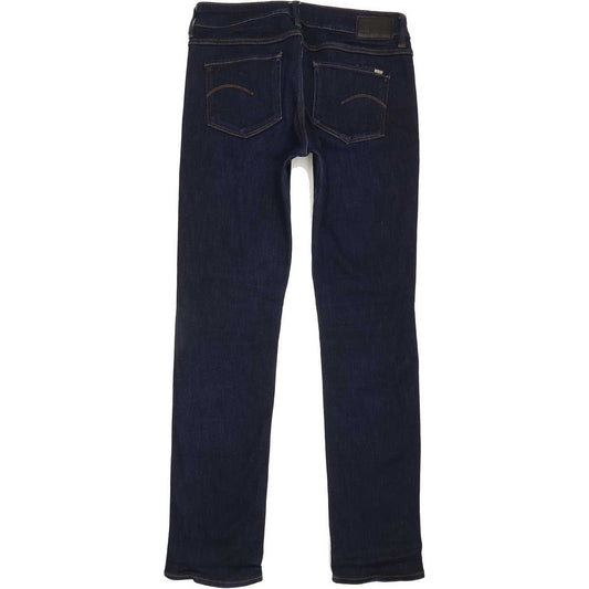 G-Star 3301 Contour High Women Blue Straight Regular Jeans W27 L30
