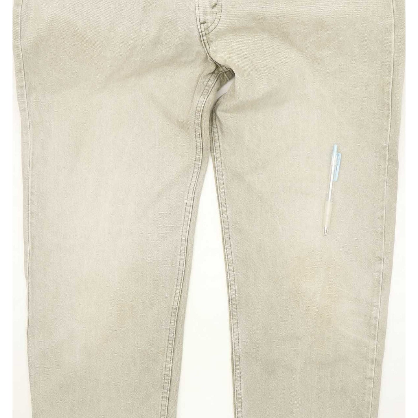 Levi's 550 Made in USA Men Beige Tapered Relaxed Jeans W36 L34