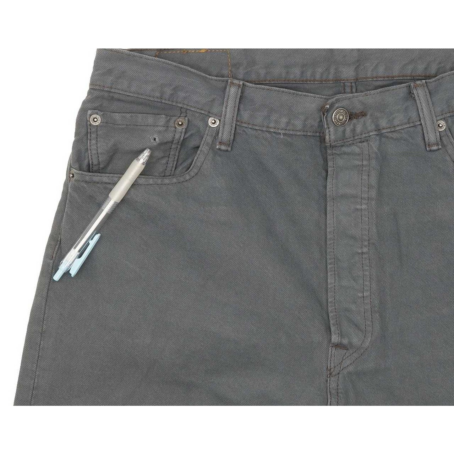Levi's 501 Men Grey Straight Regular Jeans W36 L31