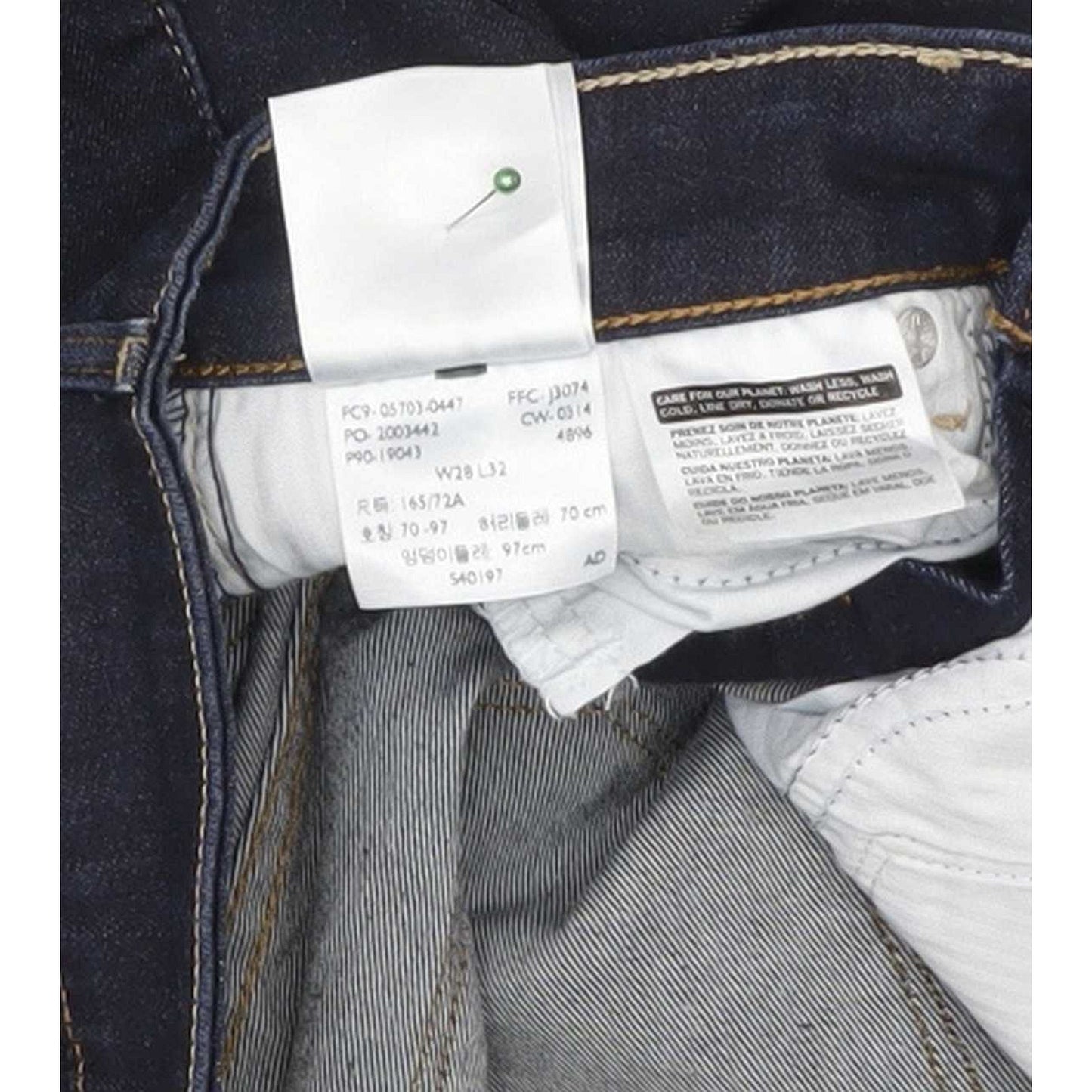 Levi's Demi Curve Women Blue Skinny Slim Stretch Jeans W28 L31