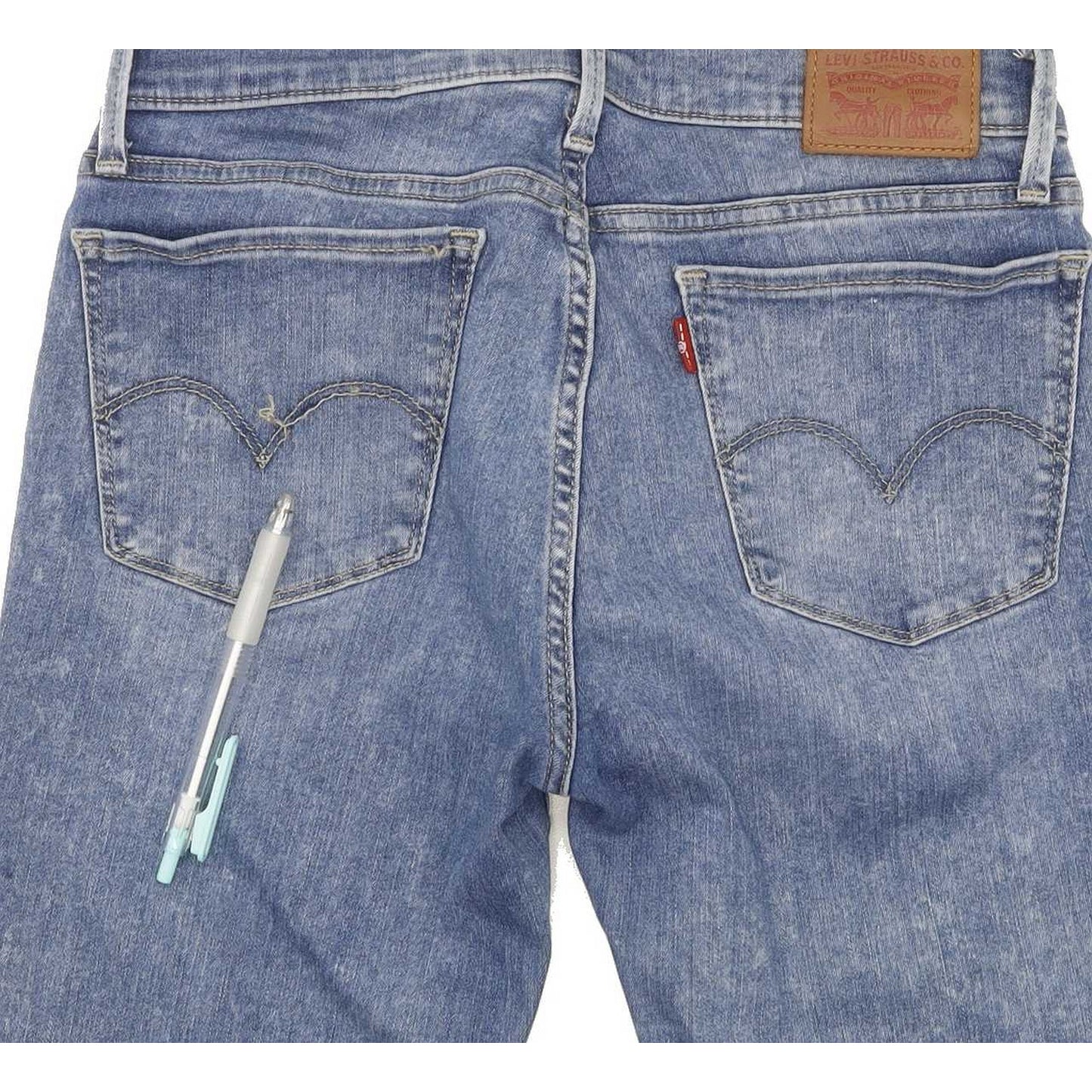 Levi's 710 Super Women Blue Skinny Slim Jeans W29 L28