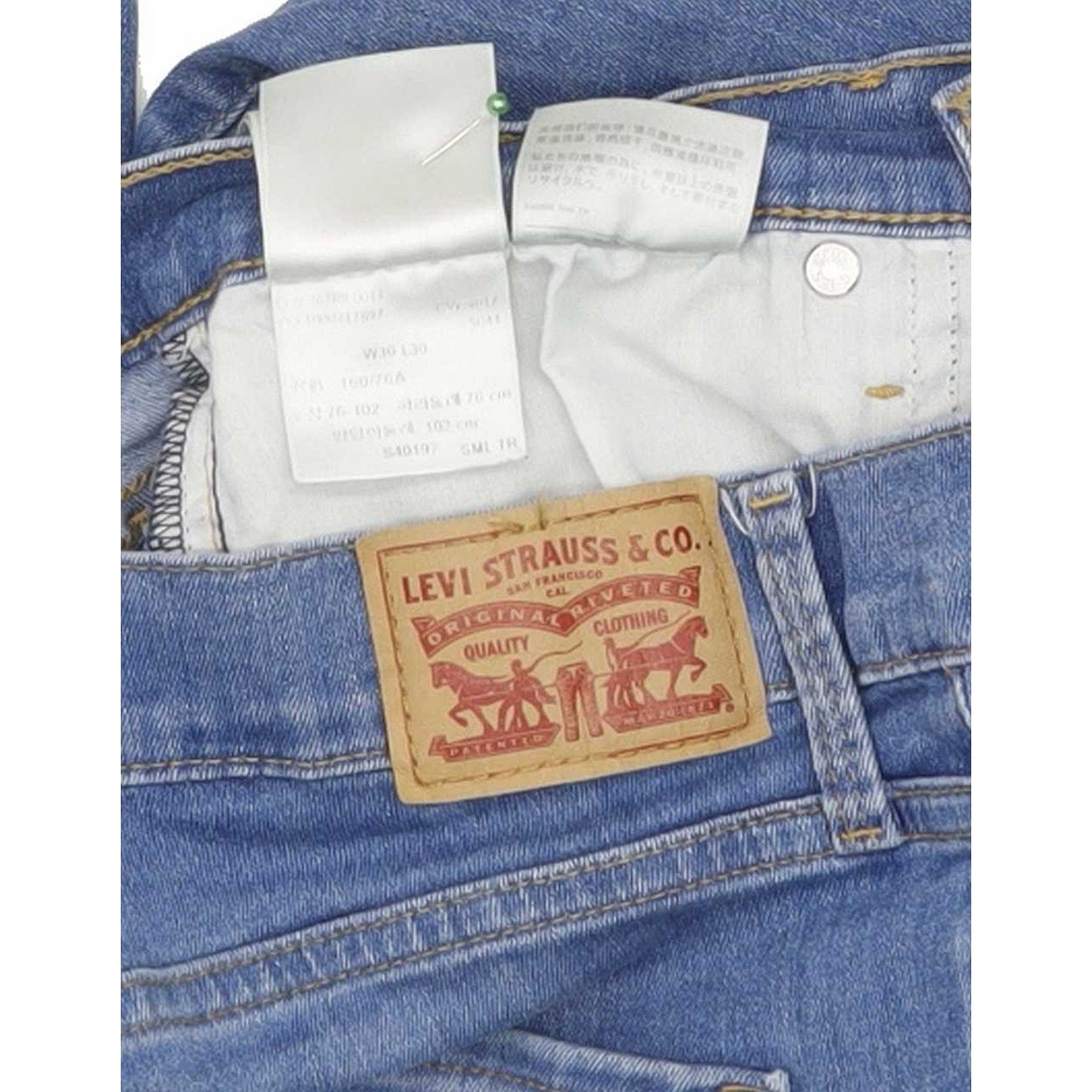 Levi's Women Blue Skinny Slim Stretch Jeans W30 L30