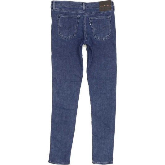 Levi's Line 8 Men Blue Skinny Slim Stretch Jeans W28 L30