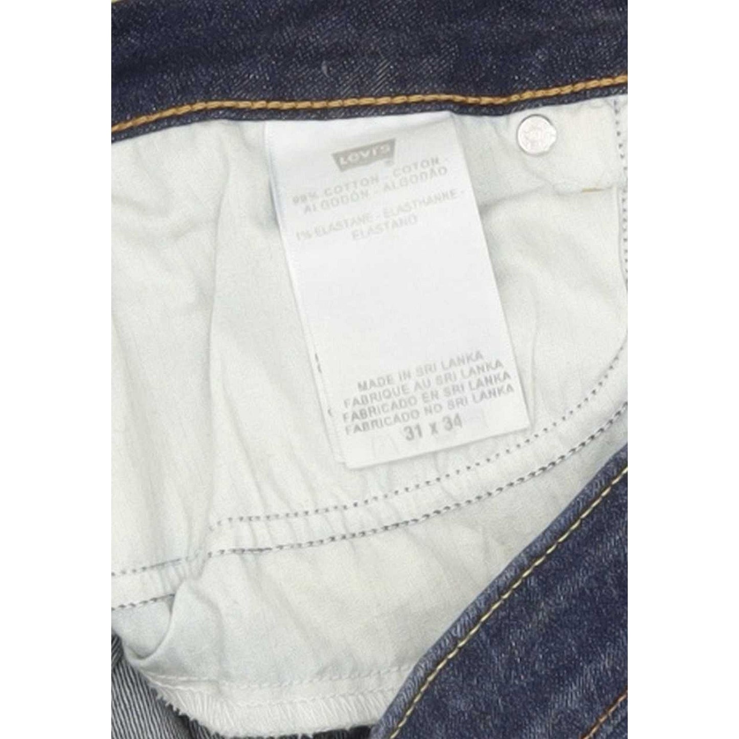 Levi's Bold Curve Women Blue Skinny Slim Stretch Jeans W31 L33