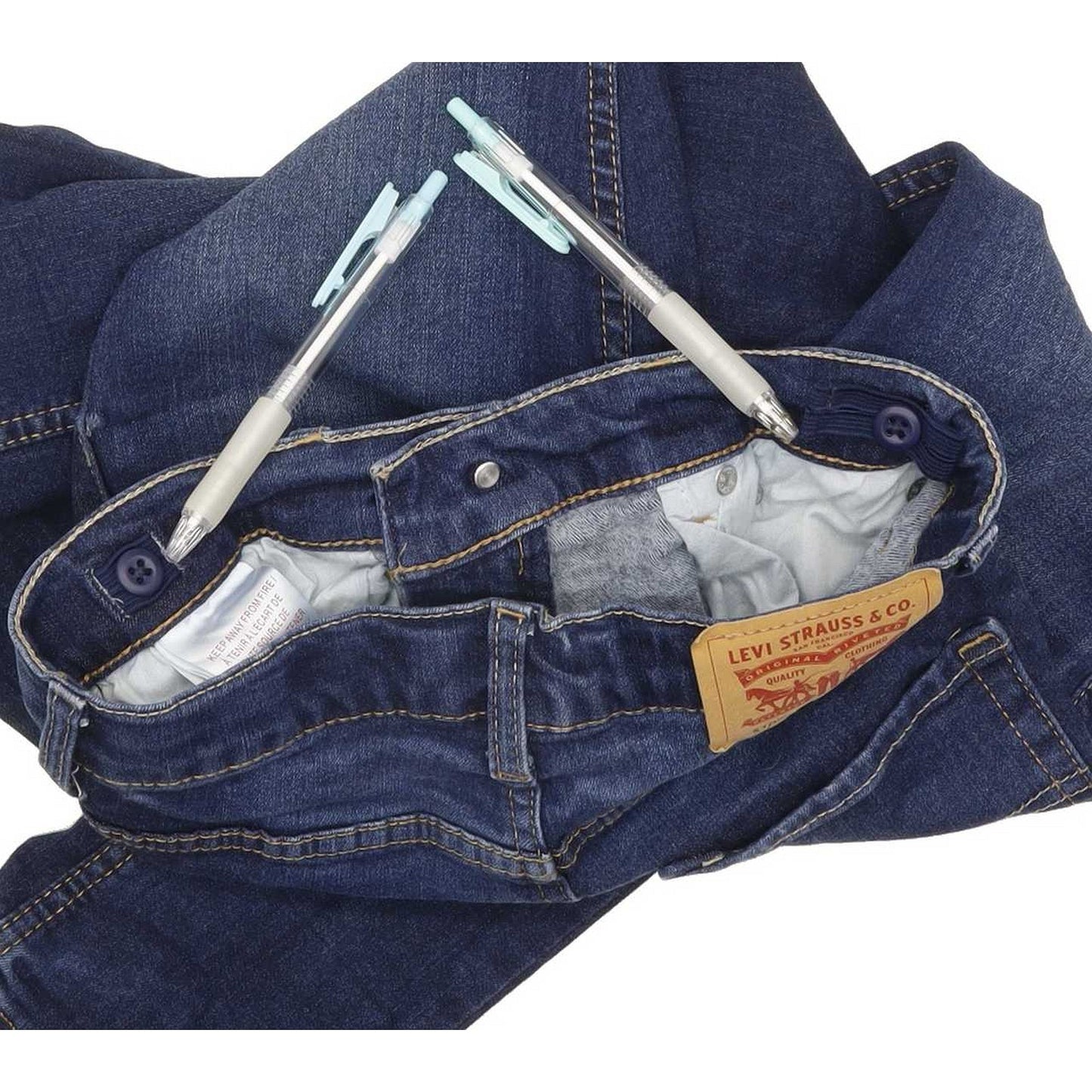 Levi's 510 Kids Blue Skinny Slim Stretch Jeans W24 L27